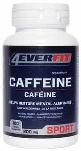 4EverFit Caffeine 200mg - 1 Bottles (100 tabs)