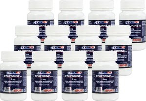 4EverFit Ephedrine - 12 Bottles (600 - 8mg tabs)