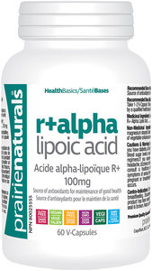 Prairie Naturals R+ Alpha Lipoic Acid 100mg