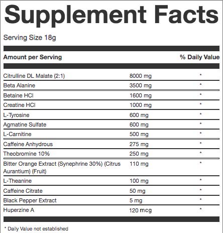 Batch 27 Pre Workout Supplement – TC Nutrition Canada