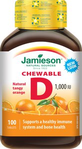 Vitamin D 1,000 IU Chewables by Jamieson