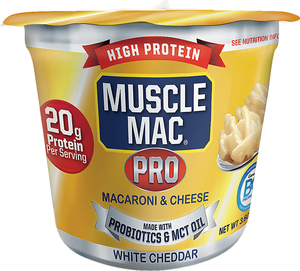 PRO Macaroni & Cheese Cup White Cheddar by Muscle Mac