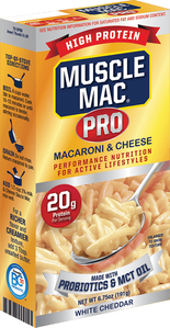 PRO Macaroni & Cheese White Cheddar by Muscle Mac