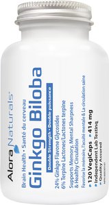 Ginkgo Biloba Double Strength by Alora Naturals