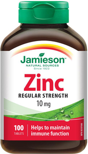 Zinc Regular Strength 10mg by Jamieson