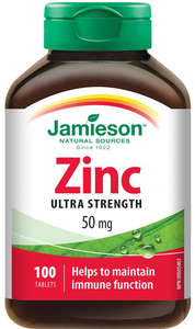 Zinc Ultra Strength 50mg by Jamieson